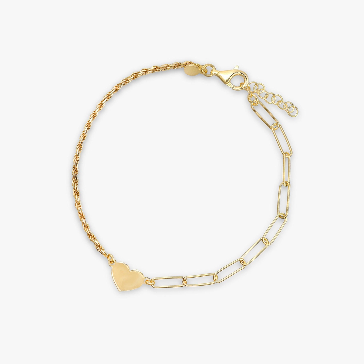 Bransoleta srebrna pozłacana