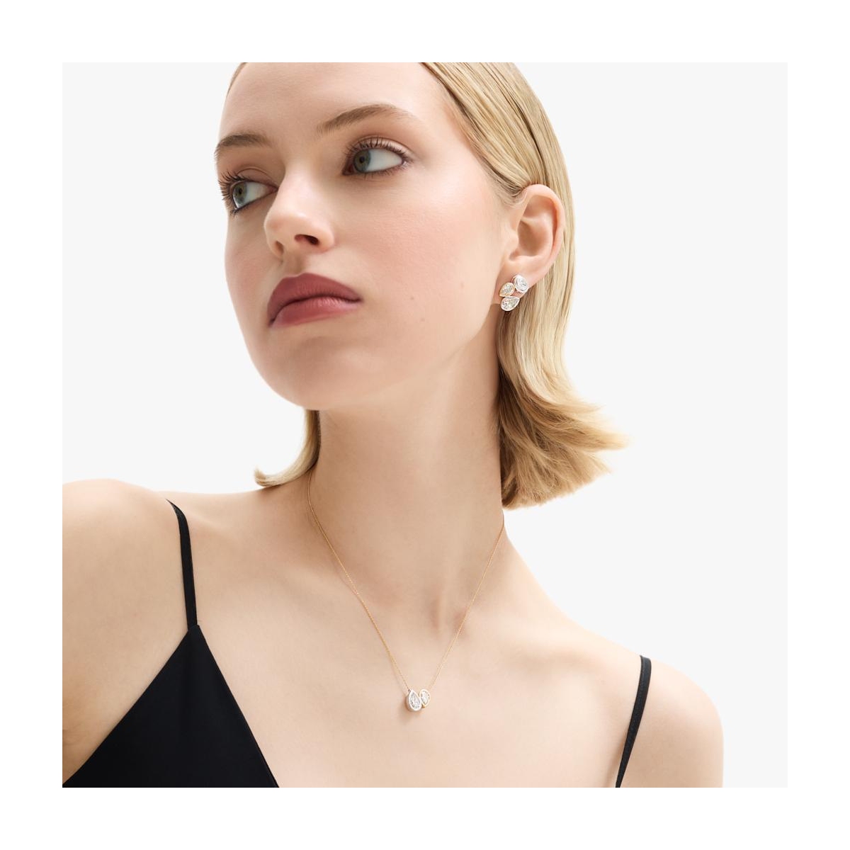 Naszyjnik złoty z diamentami Nuova