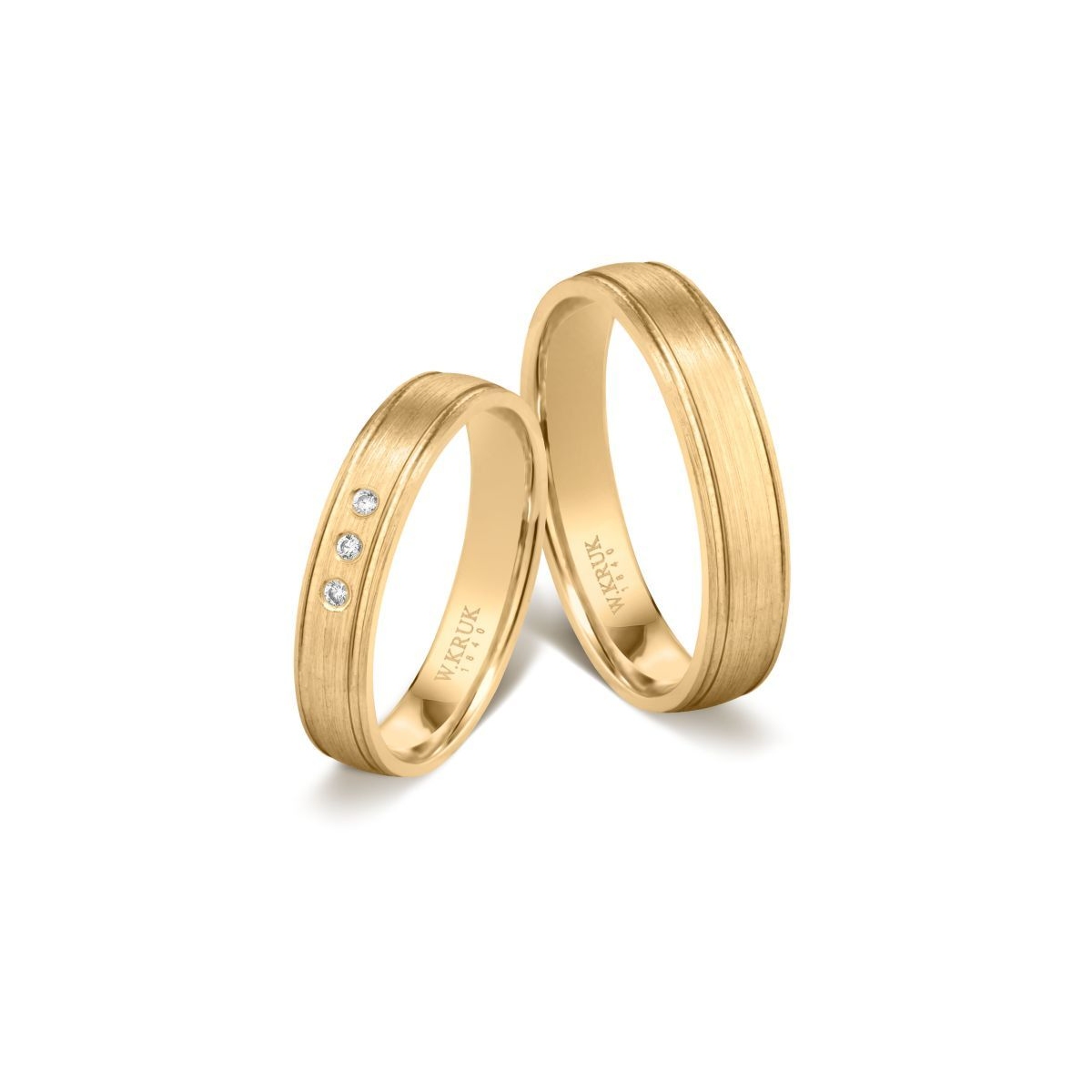 Obrączka złota ACRI męska