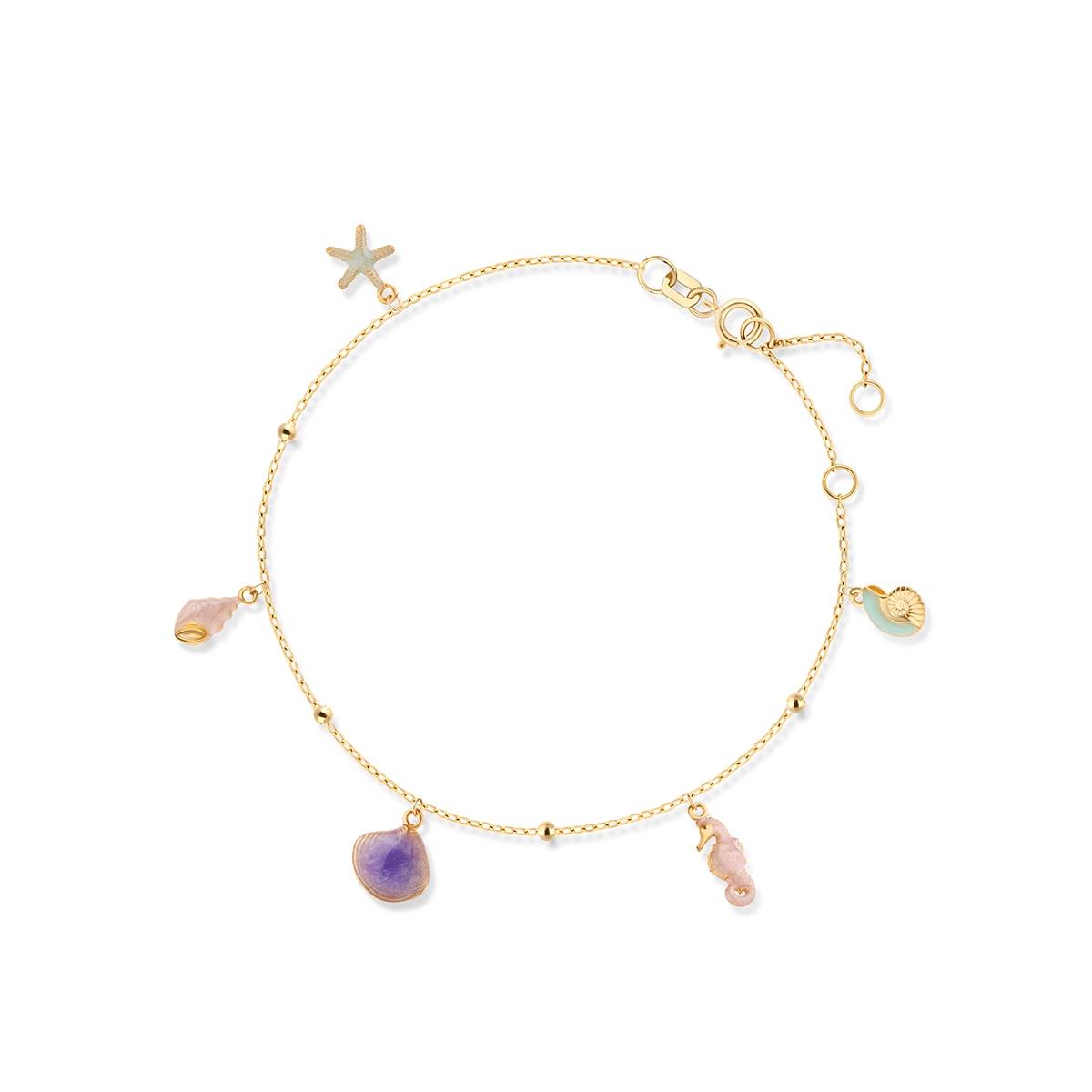 Bransoleta złota Santorini