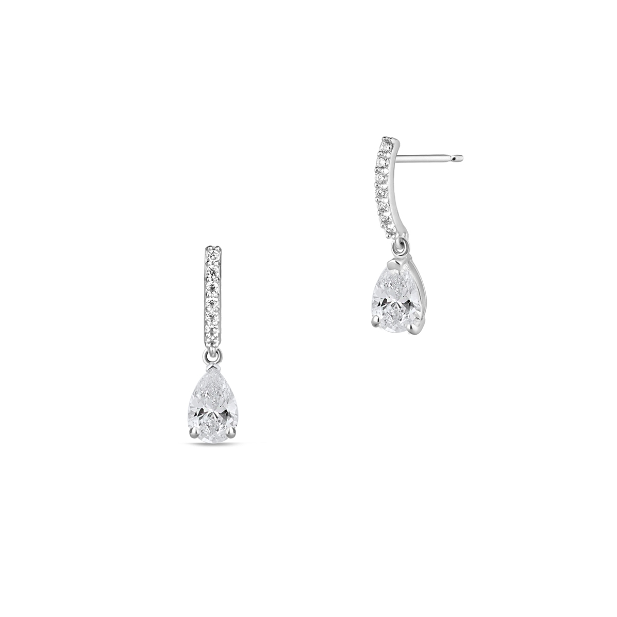 Kolczyki złote z cyrkoniami Ceremonials