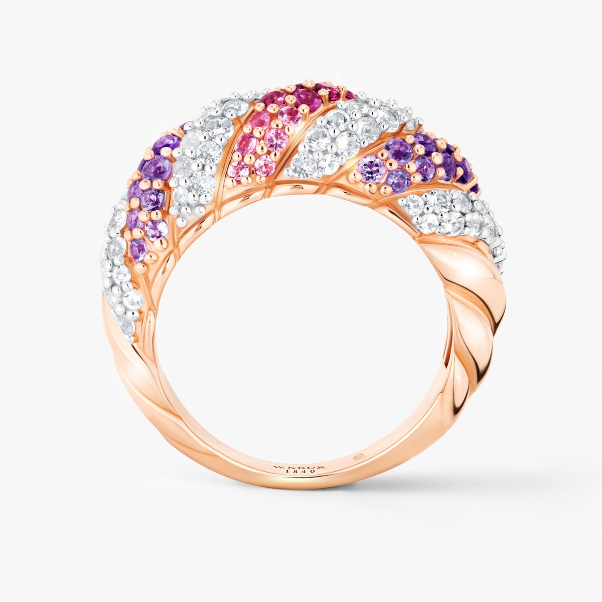 Pierścionek złoty Lunapark