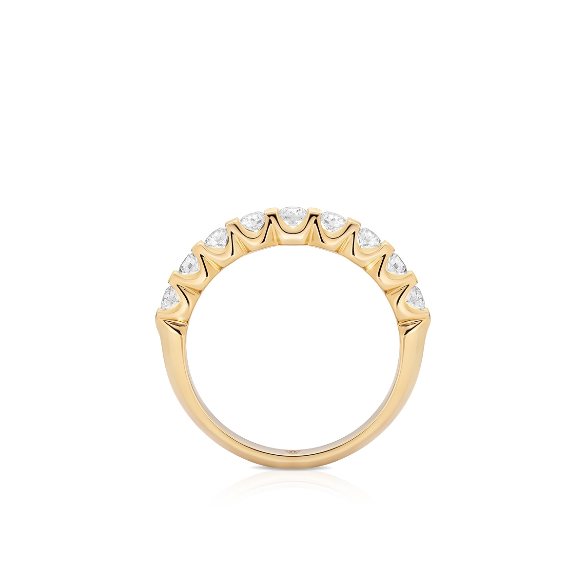 Pierścionek złoty z diamentami