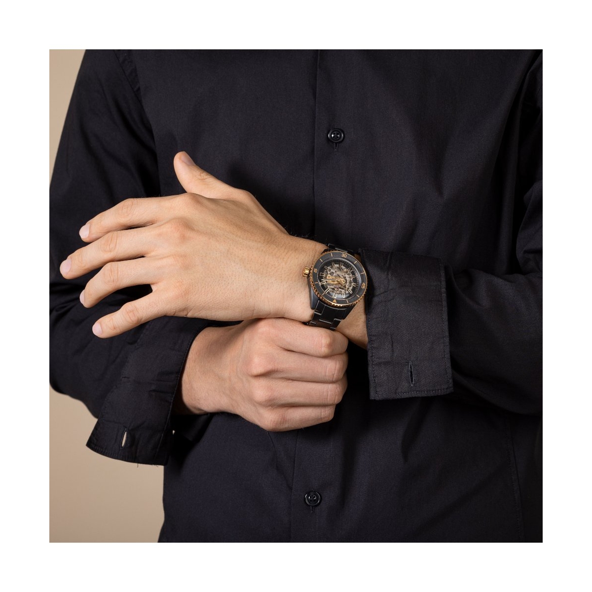 ZEGAREK RADO Captain Cook High-Tech Ceramic Skeleton