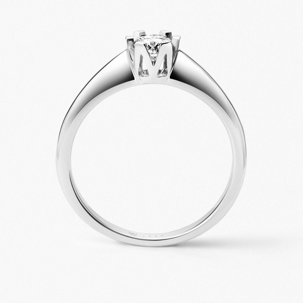 Pierścionek złoty zaręczynowy Jedyny