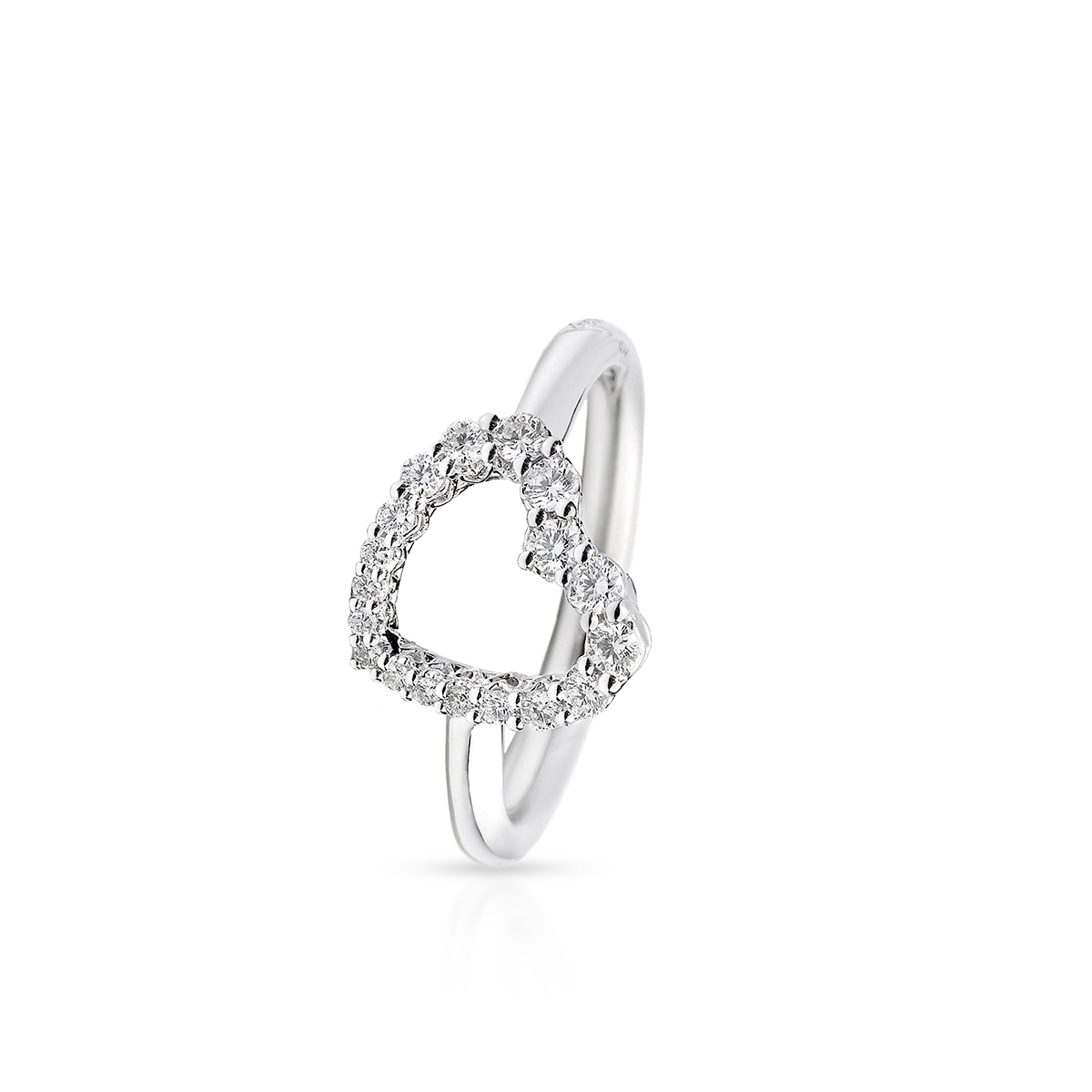 Pierścionek białe złoto RECARLO