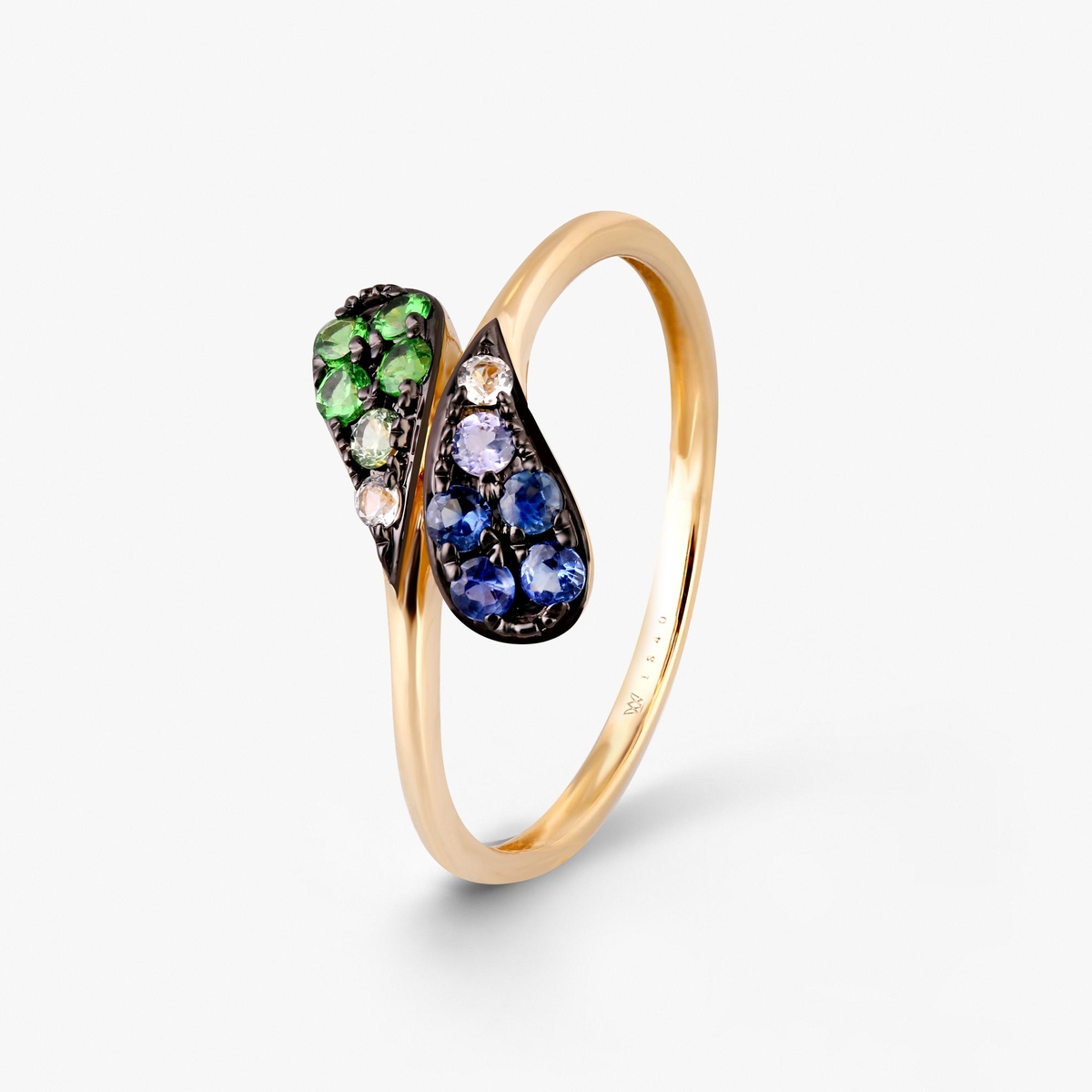 Pierścionek złoty Preludium Paradise Birds