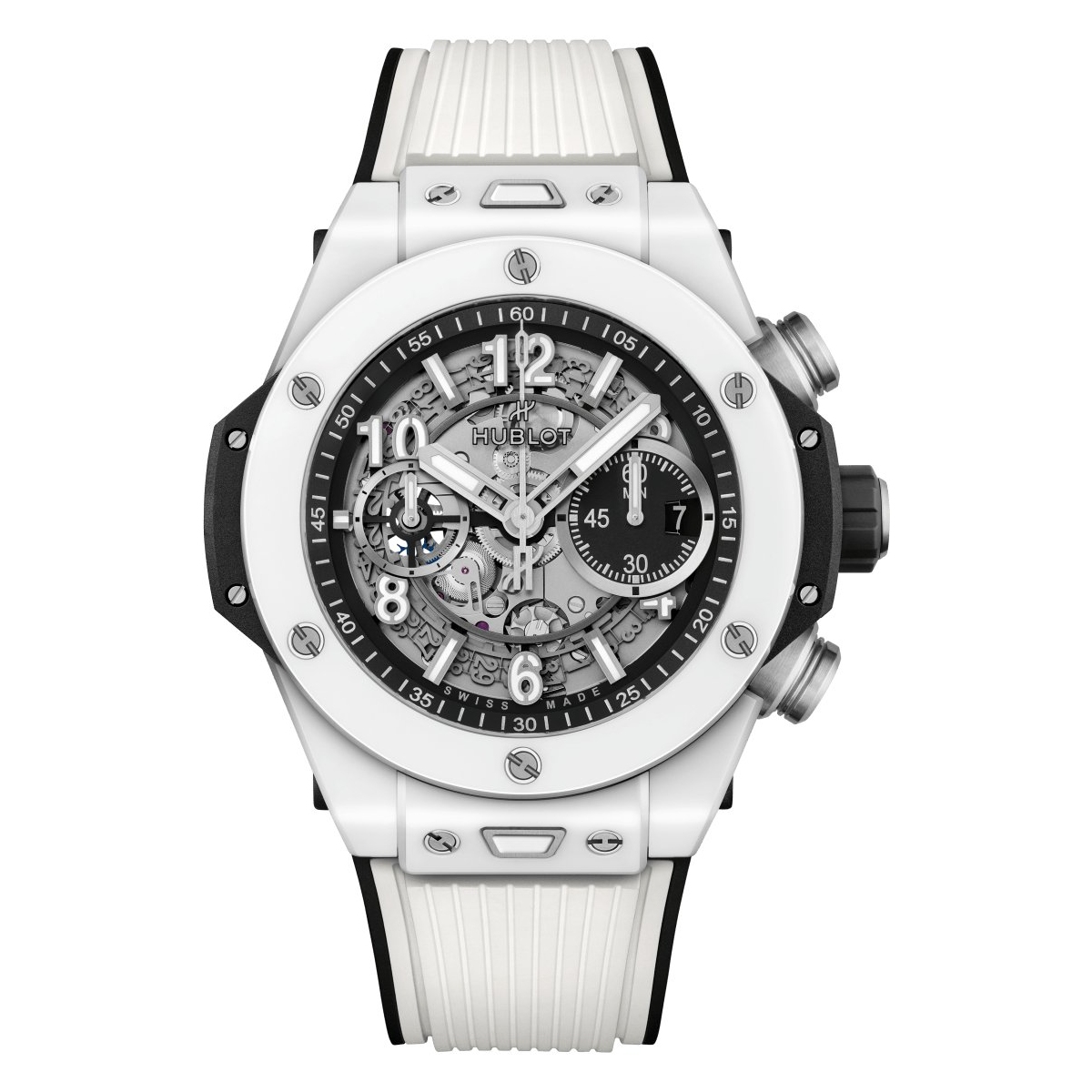 ZEGAREK HUBLOT BIG BANG UNICO WHITE CERAMIC