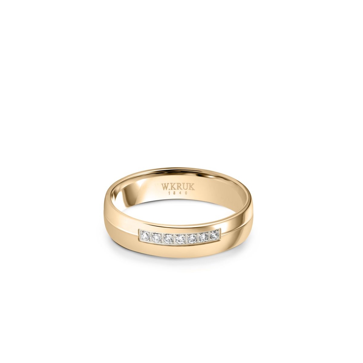 Komplet obrączek złotych PINK