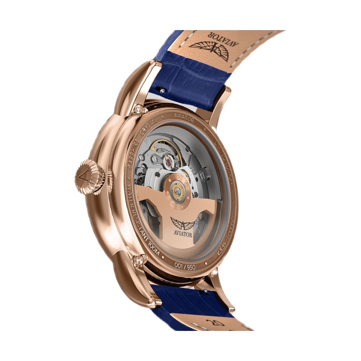 ZEGAREK AVIATOR DOUGLAS DAY-DATE 41