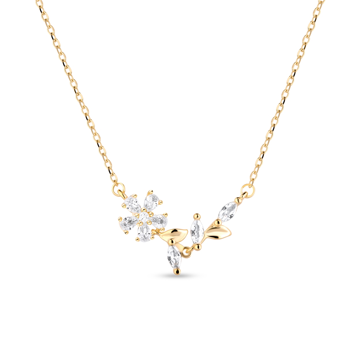 KOMPLET LŚNIĄCY KWIAT