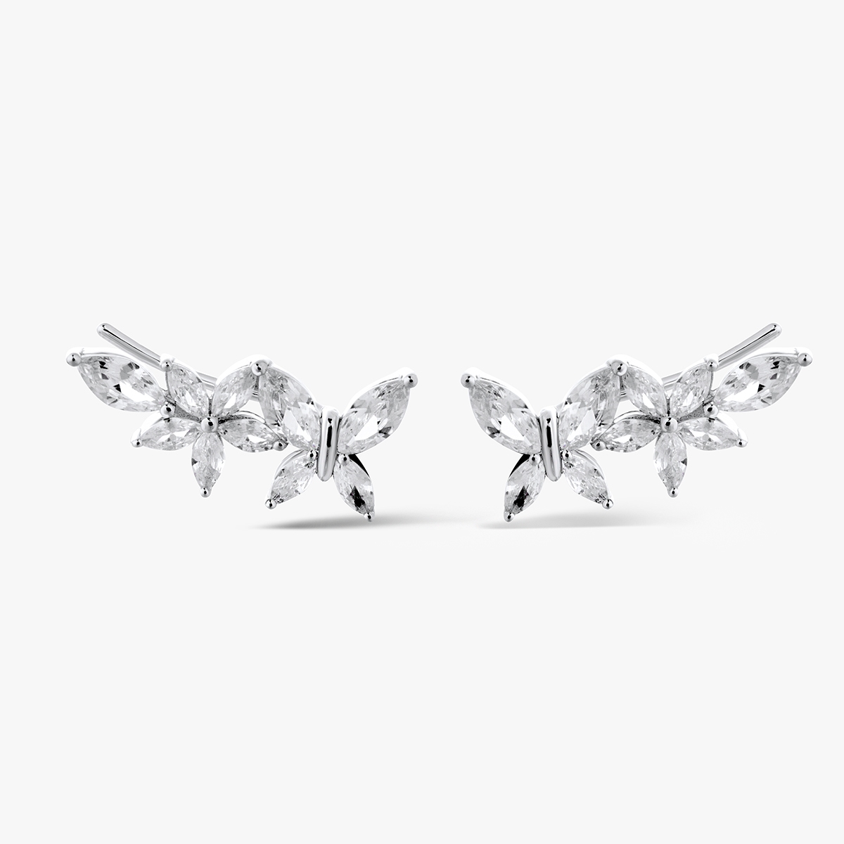 Kolczyki srebrne z cyrkoniami