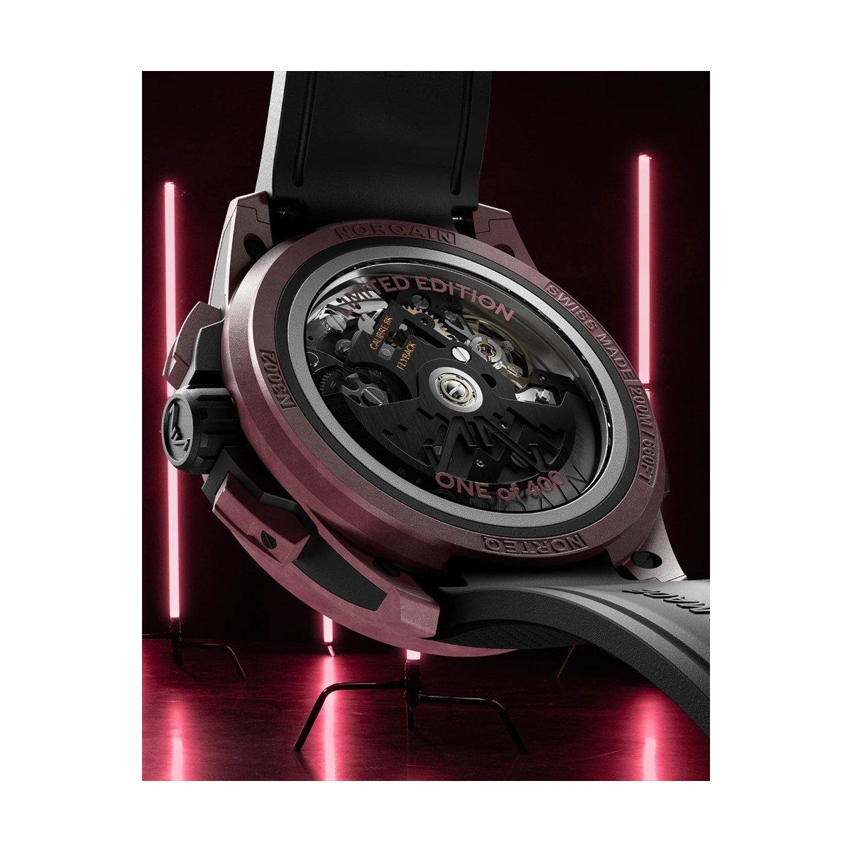 ZEGAREK NORQAIN WILD ONE SKELETON CHRONO LIMITED EDITION