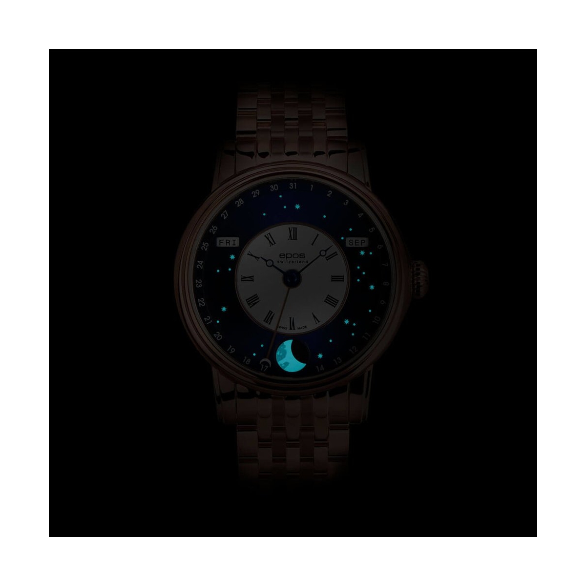 ZEGAREK EPOS ARTISTRY 3439 BM V-STYLE AUTOMATIC MOONPHASE