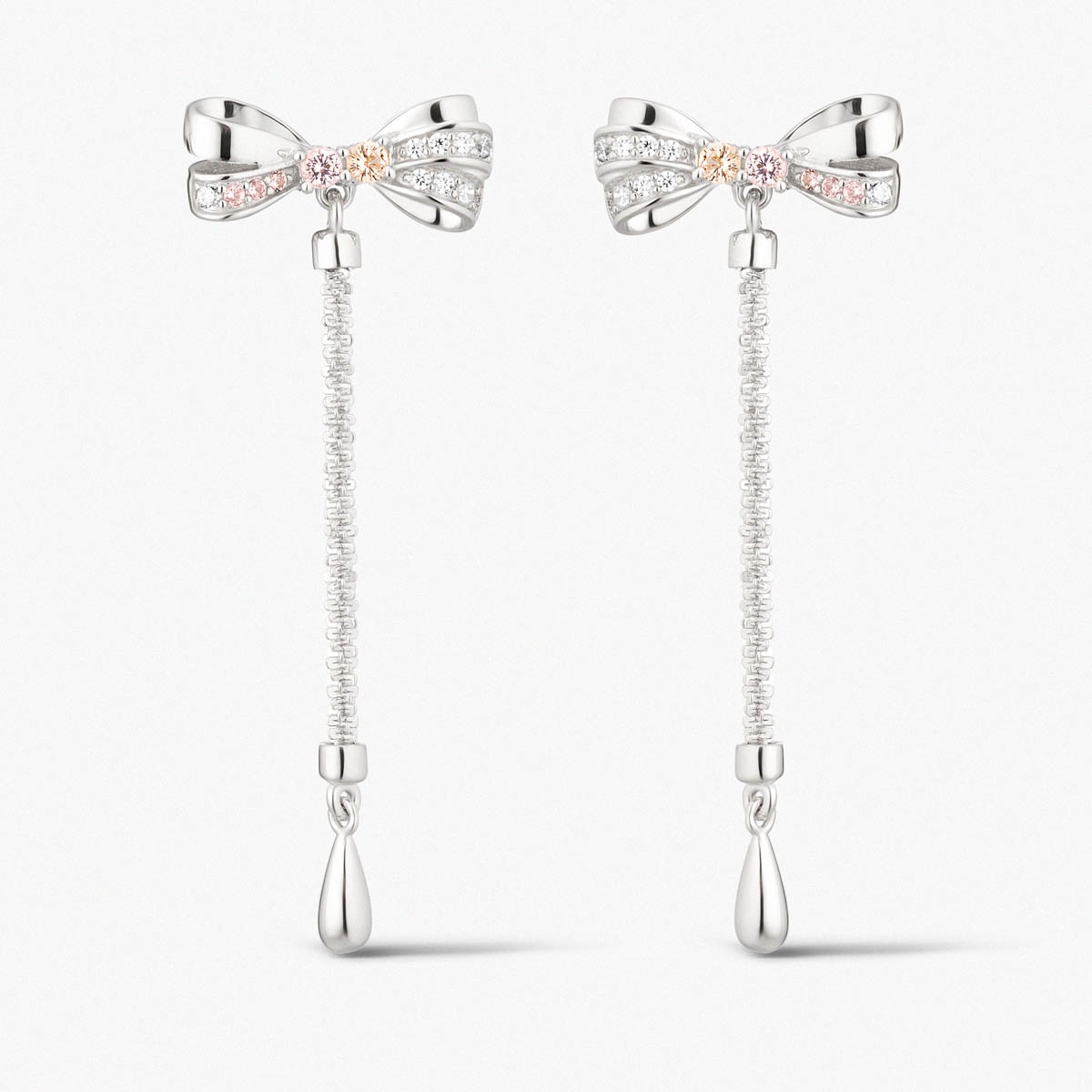 Kolczyki srebrne Balerina