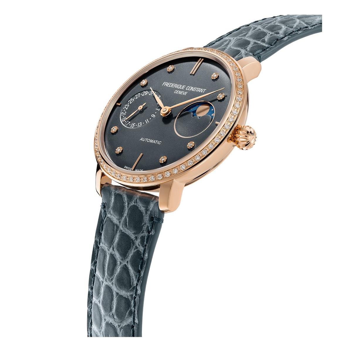 ZEGAREK FREDERIQUE CONSTANT CLASSICS SLIMLINE LADIES MOONPHASE