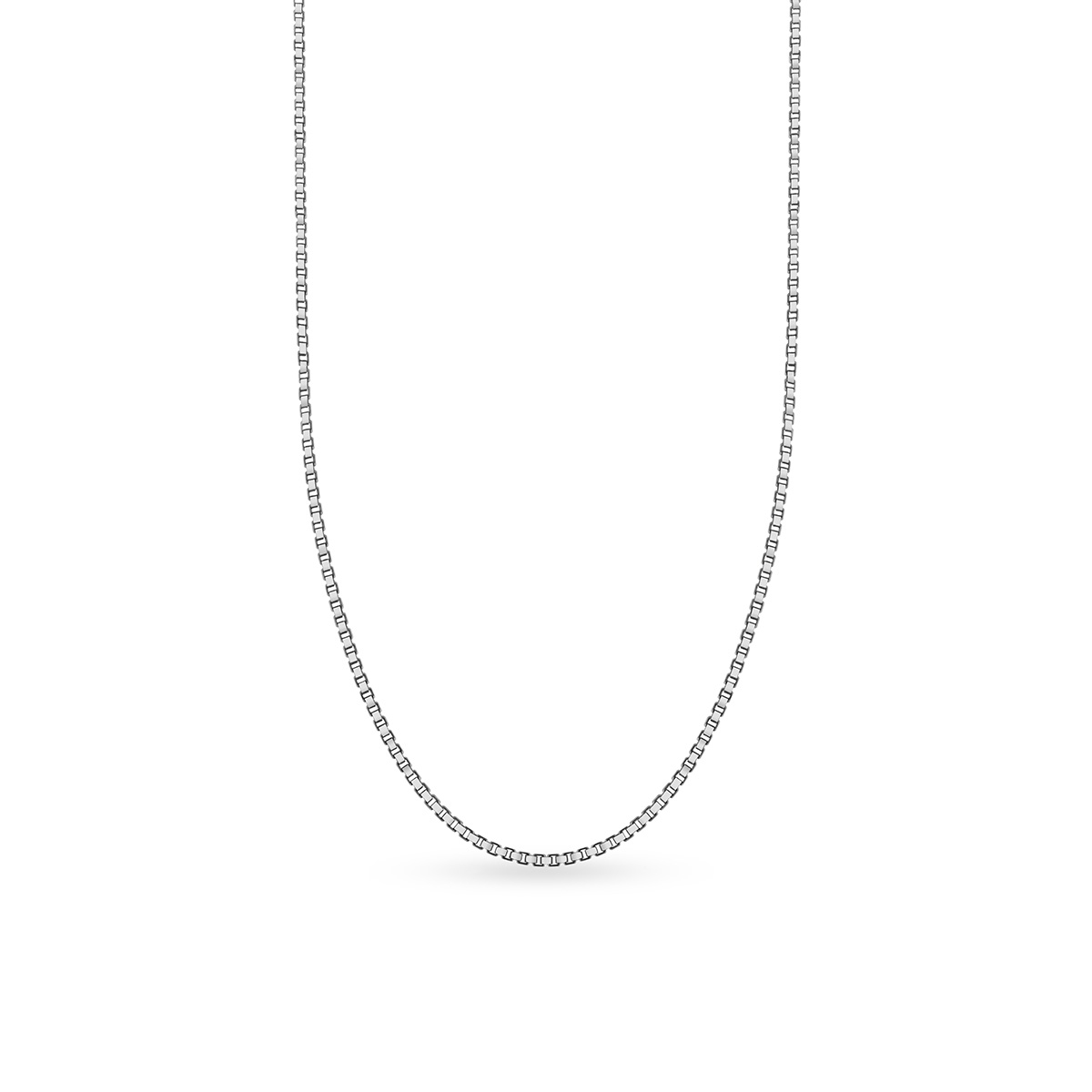 Łańcuszek srebrny kostka