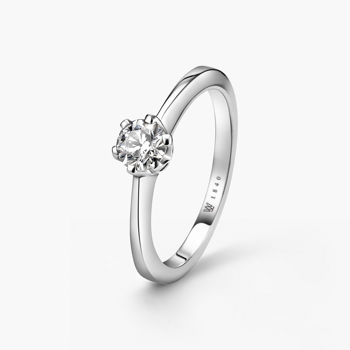 Pierścionek zaręczynowy złoty Jedyny