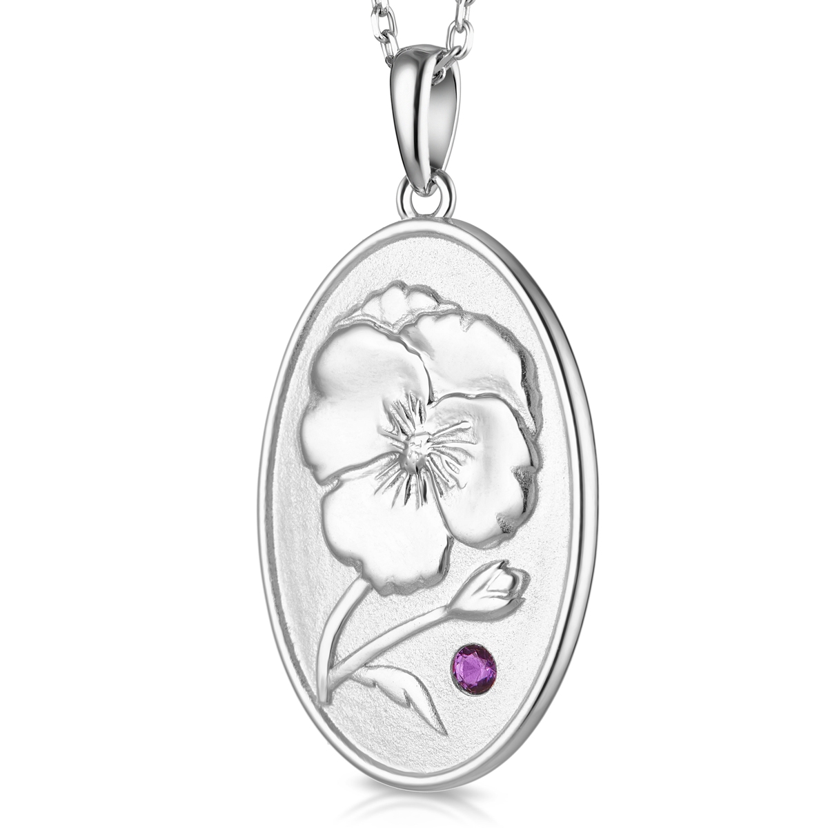 Wisiorek srebrny Medaliony Kwiaty Nocy