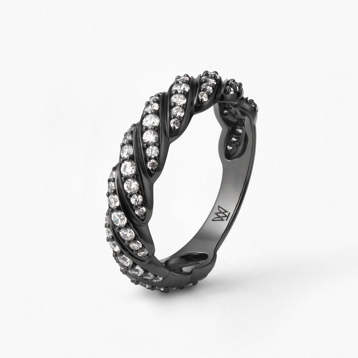 Pierścionek srebrny Meteory