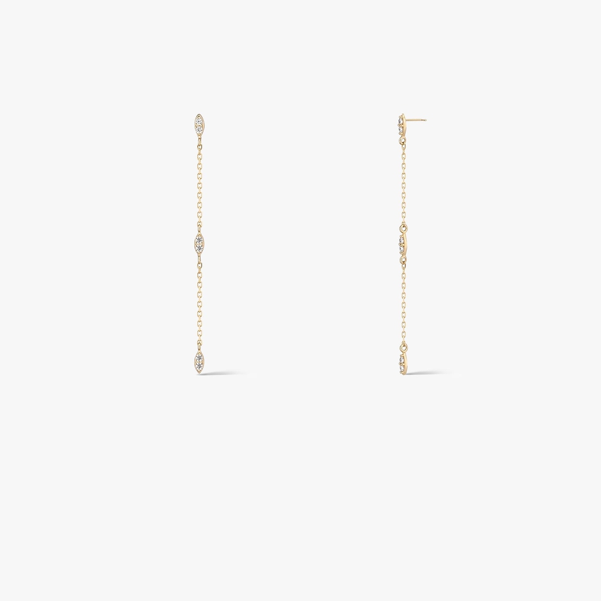 Kolczyki złote z cyrkoniami Ceremonials