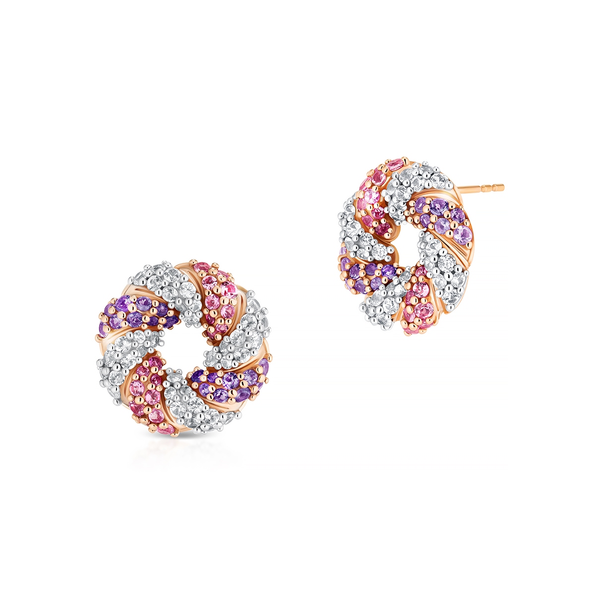 Kolczyki złote Lunapark