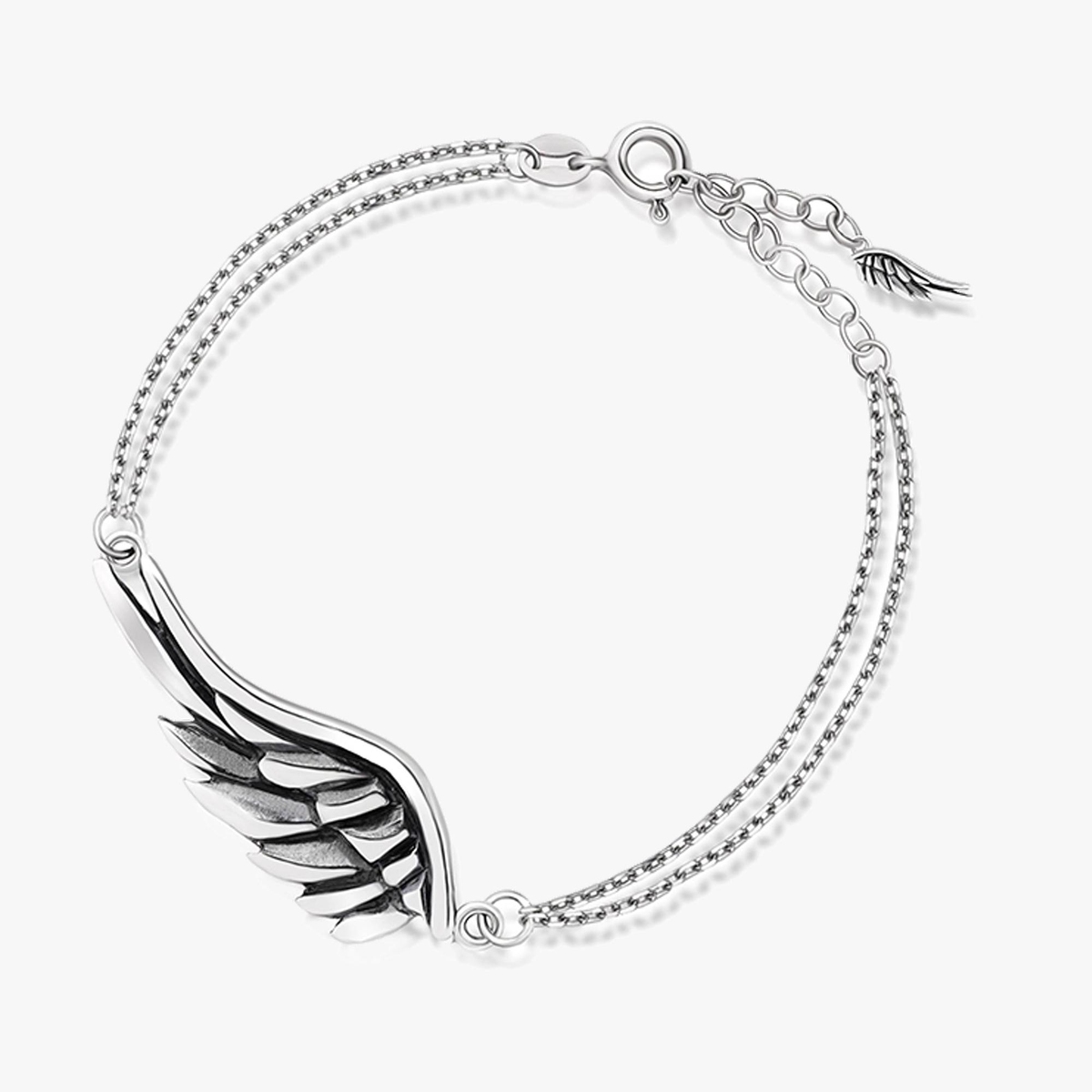 Bransoleta srebrna Freedom