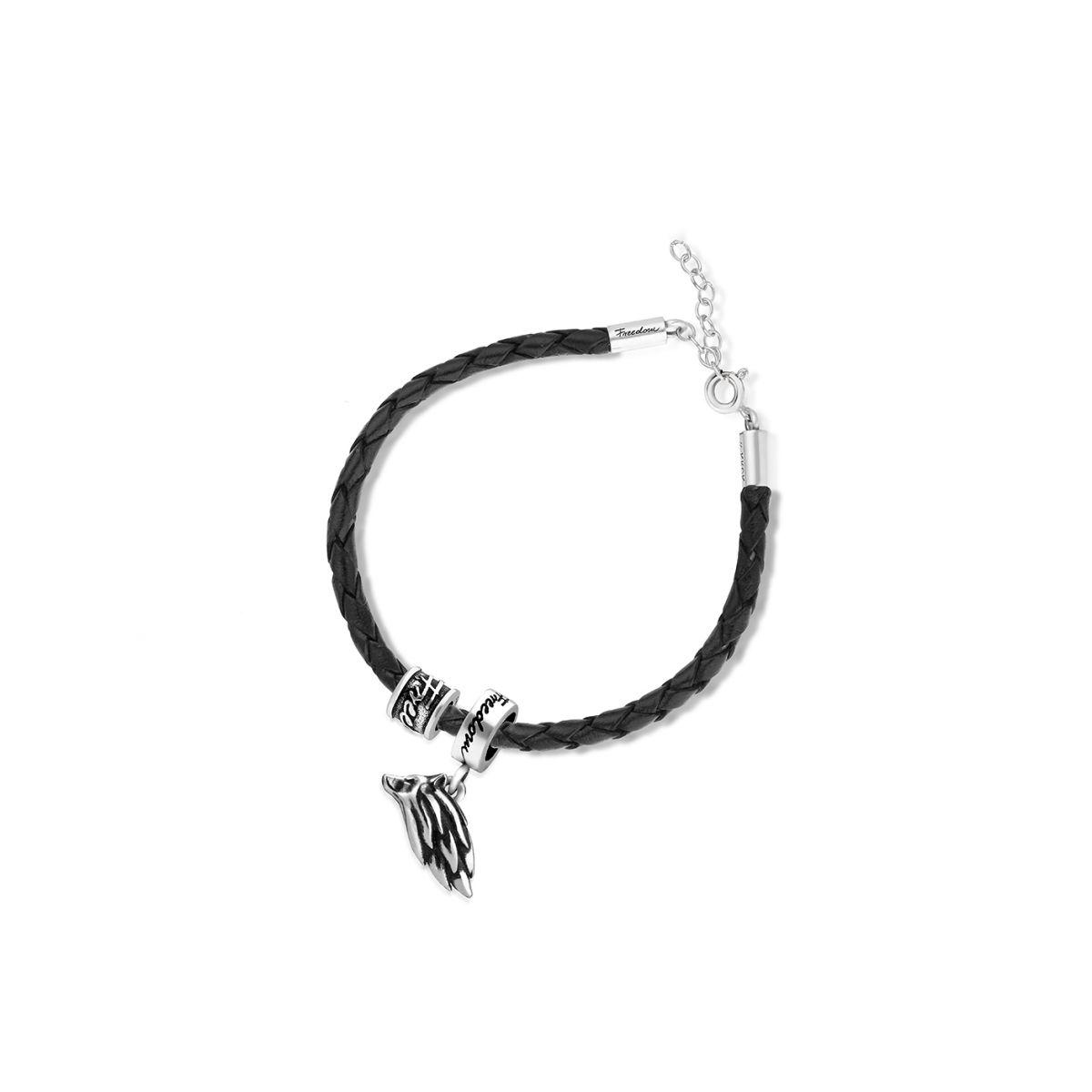Bransoleta srebrna Freedom