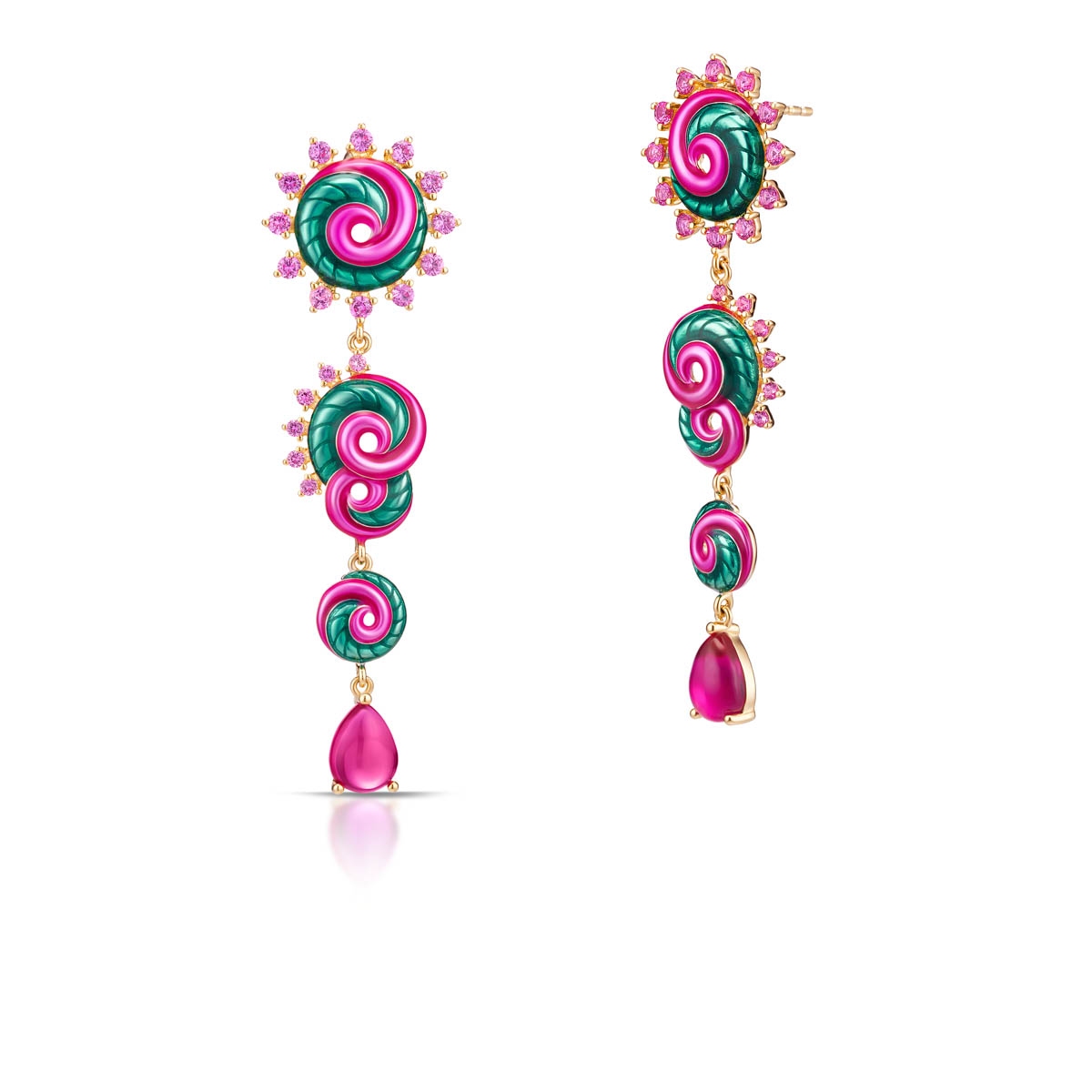 Kolczyki srebrne Imaginarium