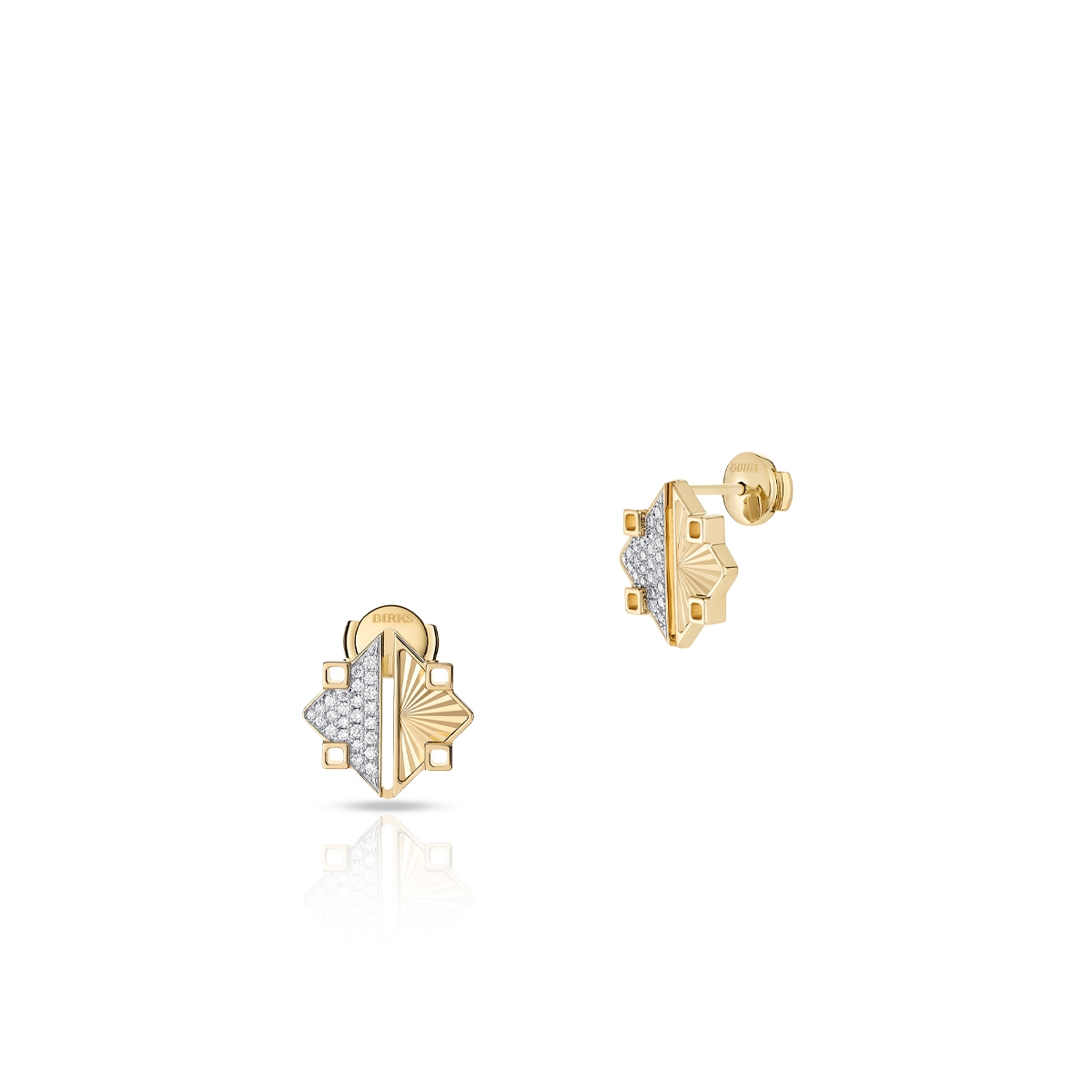 Kolczyki złote Birks