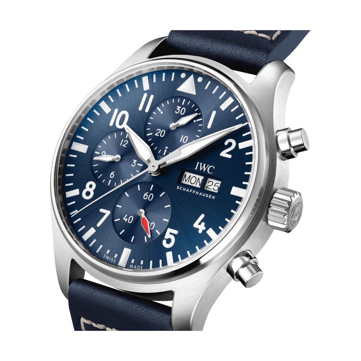 ZEGAREK IWC SCHAFFHAUSEN PILOT'S AUTOMATIC CHRONOGRAPH