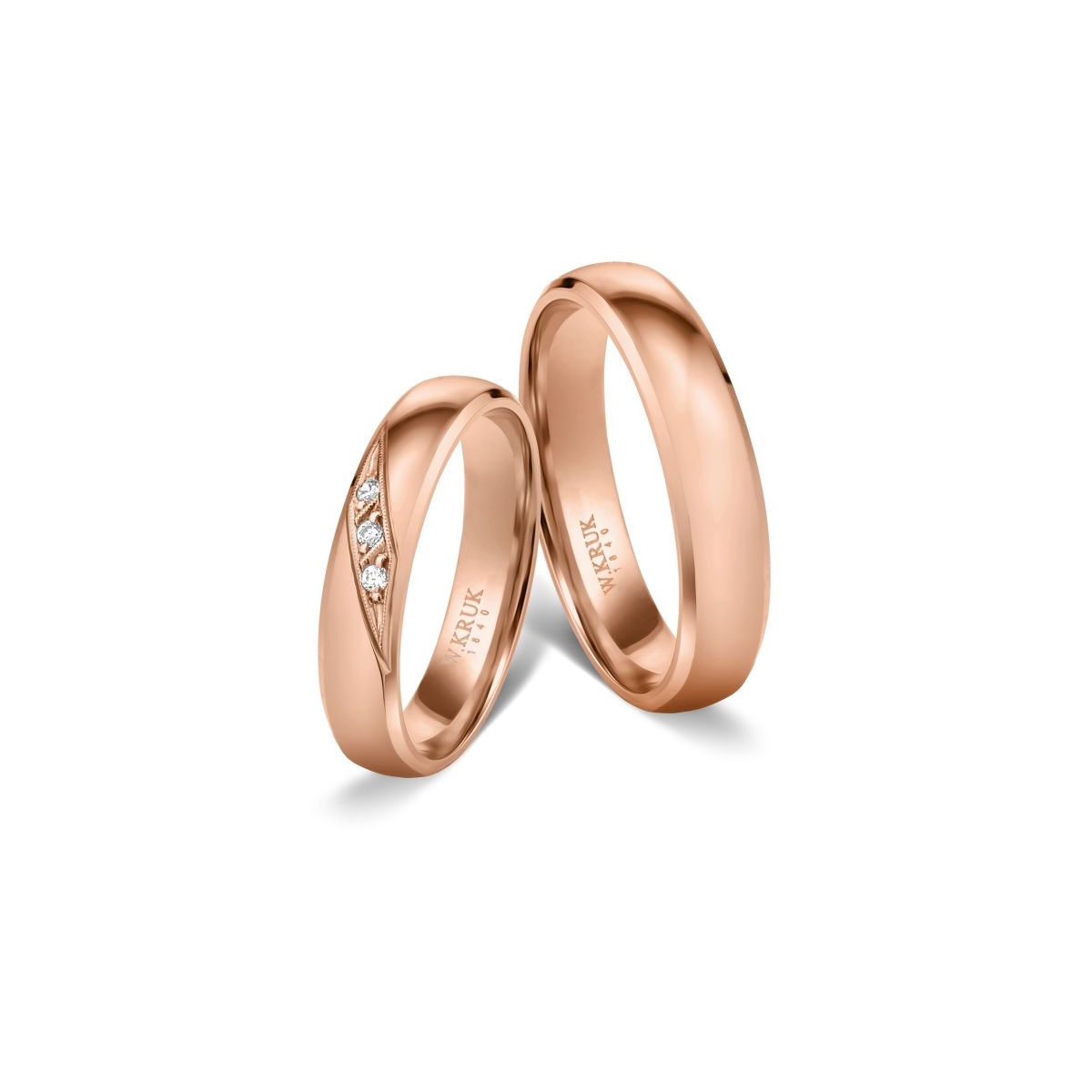 Obrączka złota CATEDRALE męska