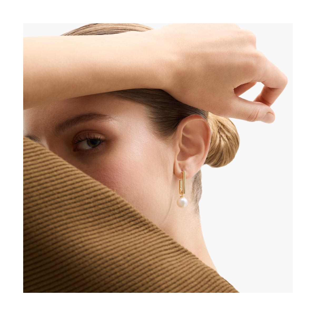 Kolczyki srebrne z perłami