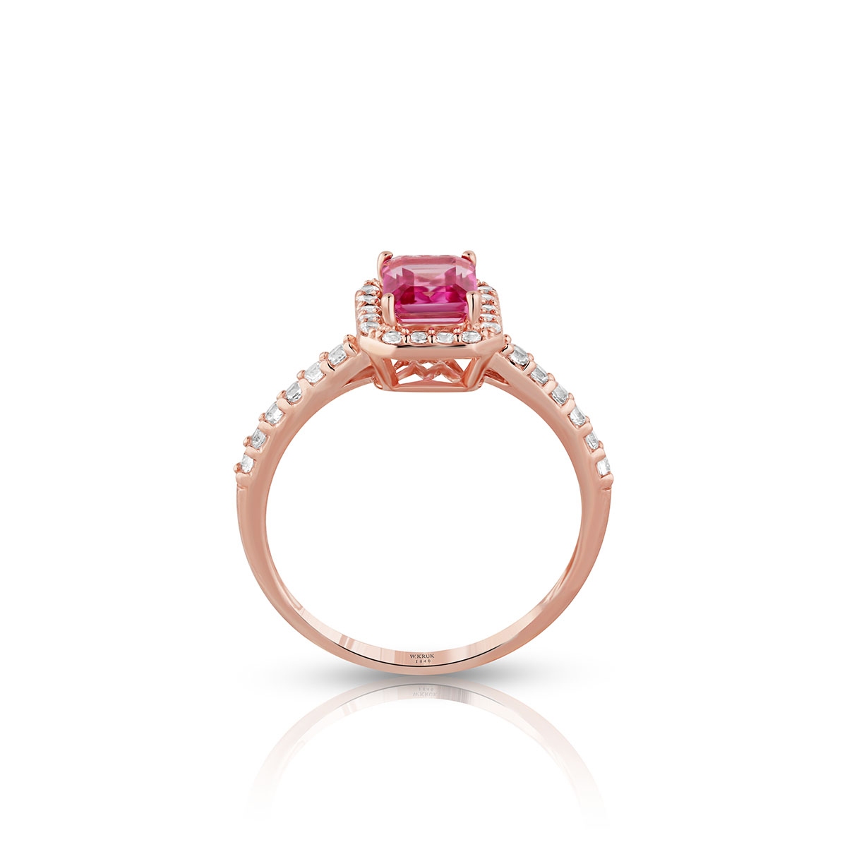 Pierścionek złoty Diva