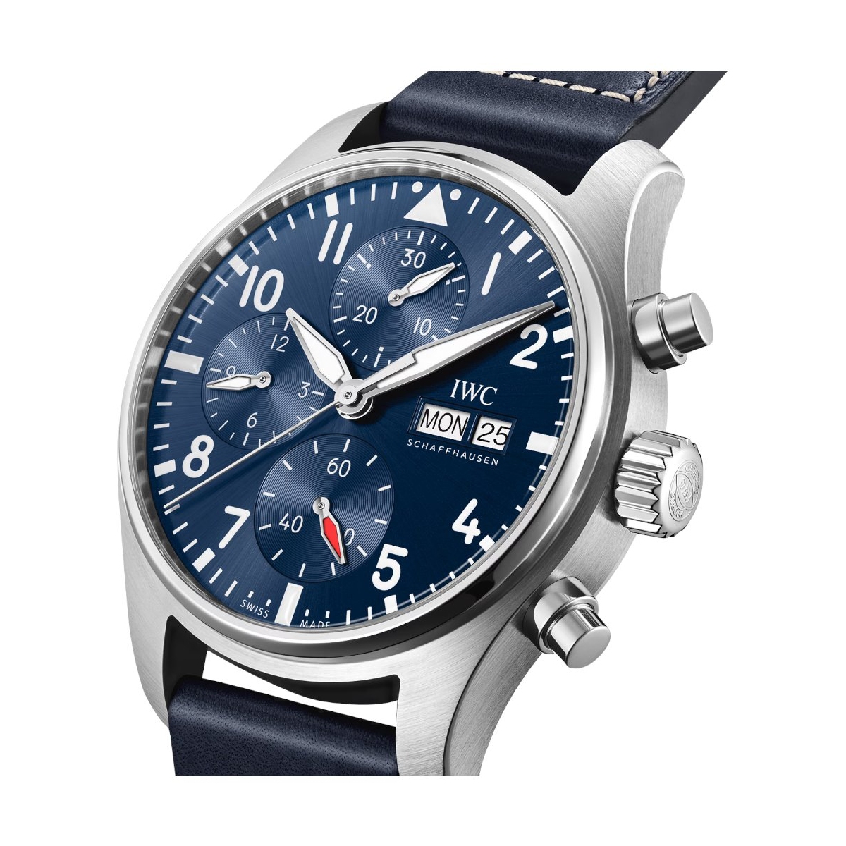 ZEGAREK IWC SCHAFFHAUSEN PILOT'S AUTOMATIC CHRONOGRAPH