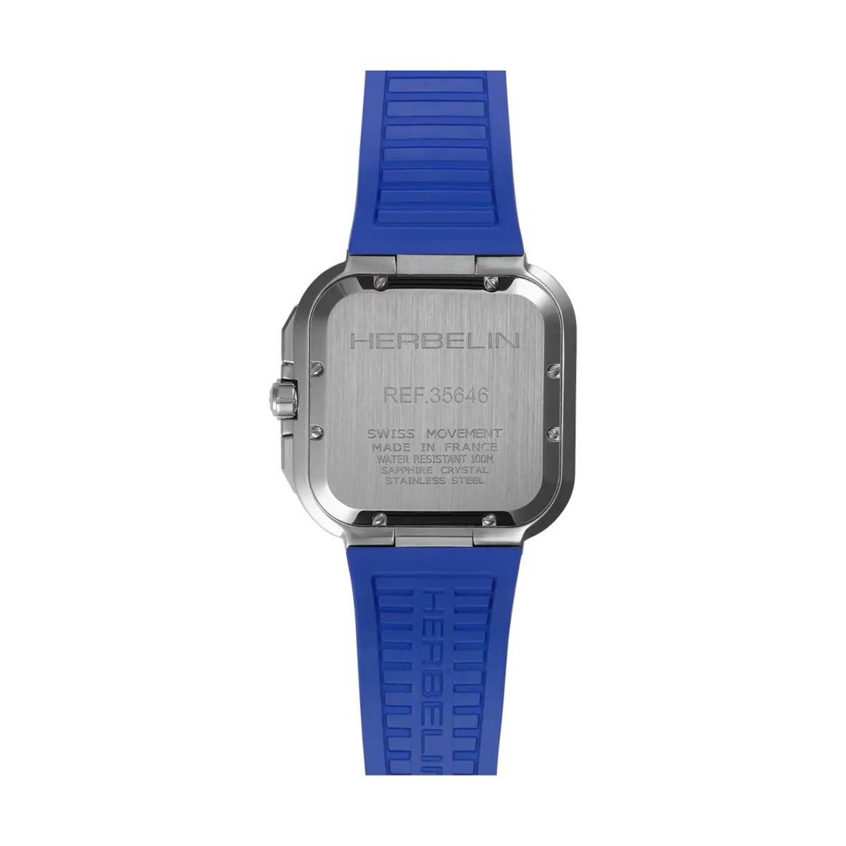 ZEGAREK HERBELIN CAP CAMARAT SQUARE CHRONOGRAPH