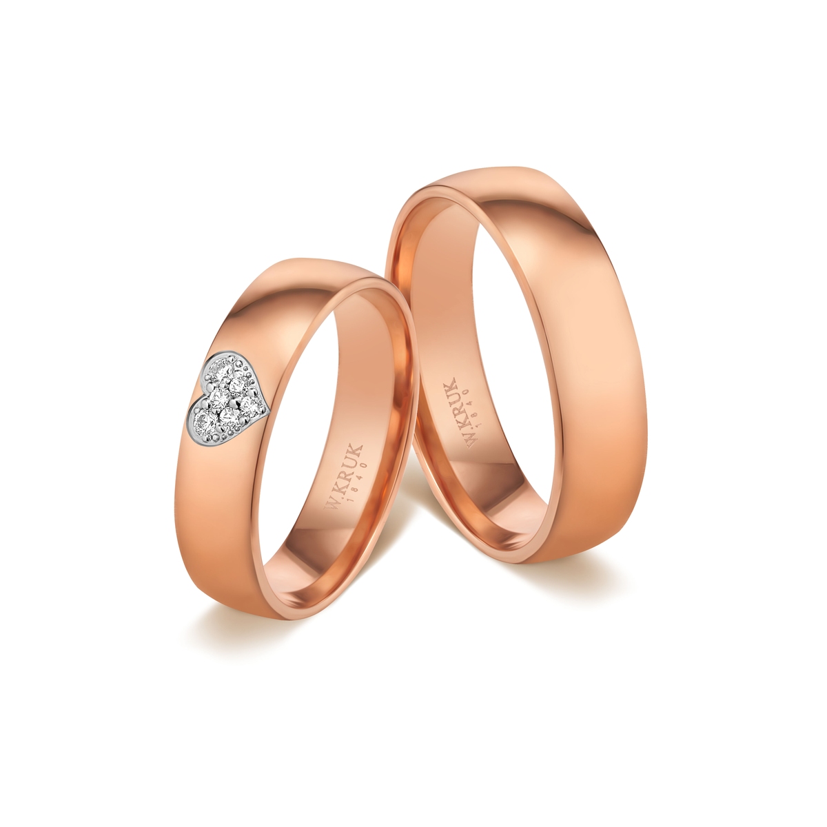 Obrączka złota LOVE damska