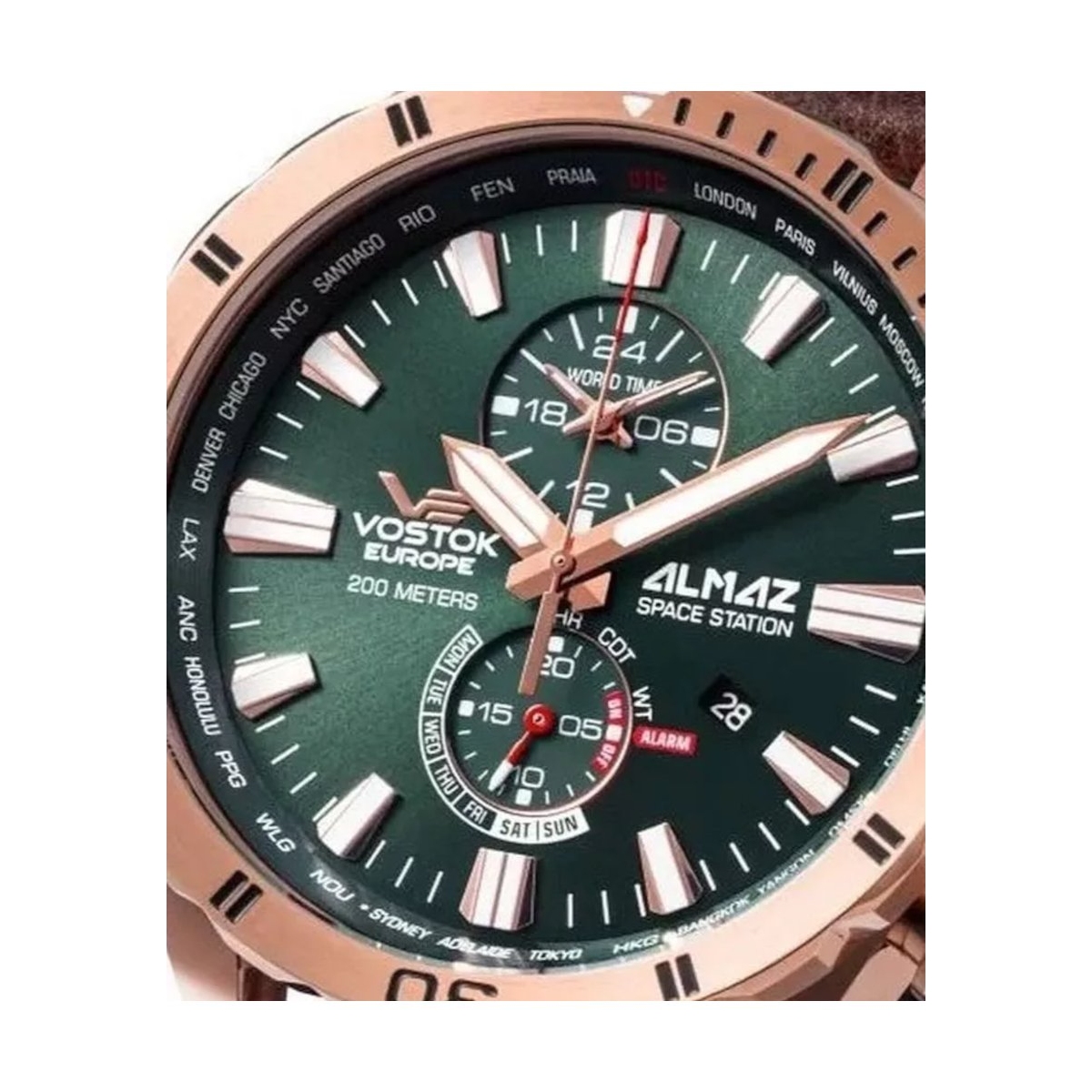ZEGAREK VOSTOK EUROPE ALMAZ SPACE STATION MULTIFUNCTION
