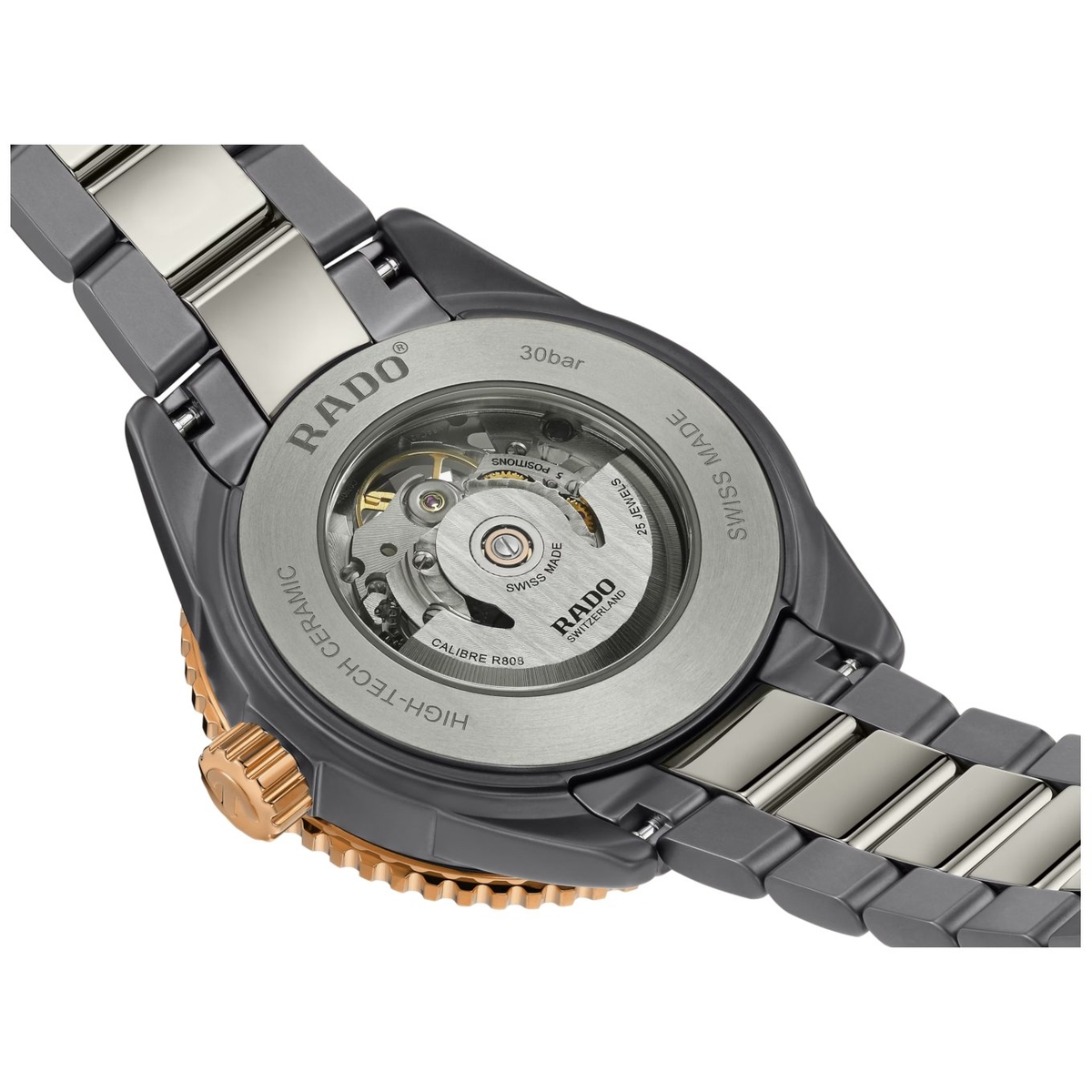 ZEGAREK RADO Captain Cook High-Tech Ceramic Skeleton