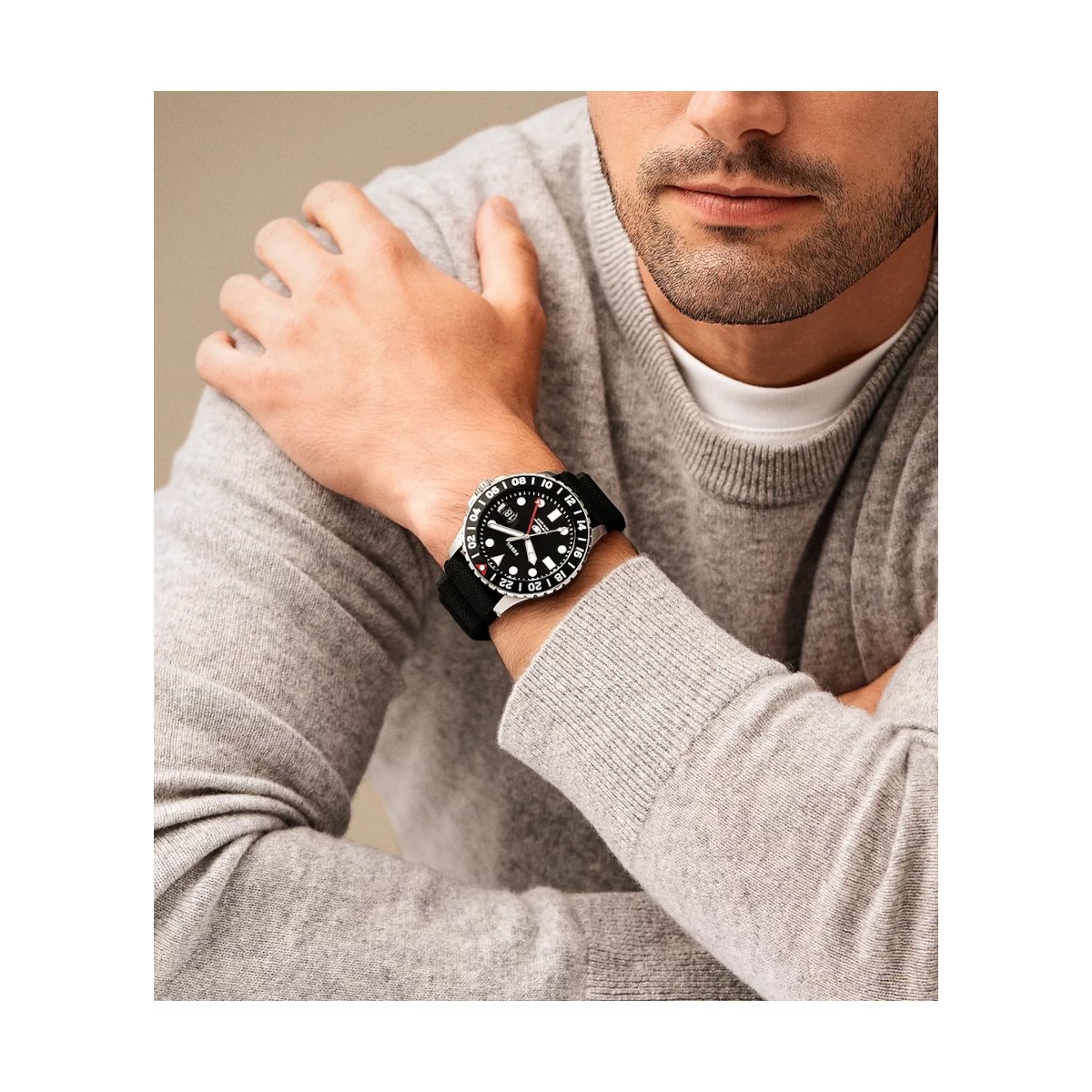 ZEGAREK FOSSIL BLUE GMT