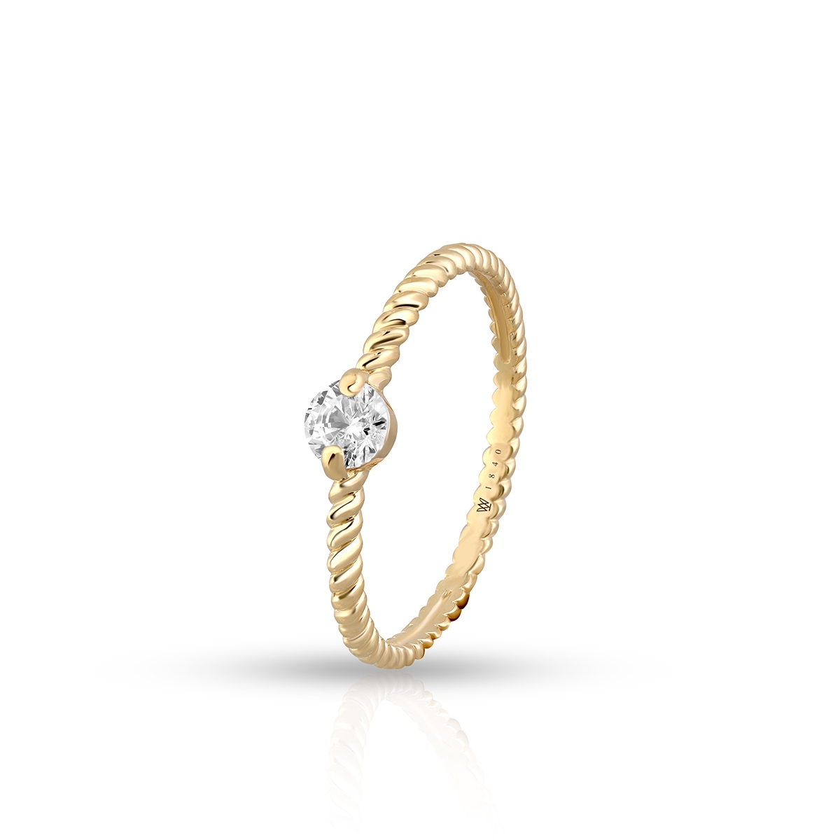 Pierścionek złoty W.KRUK