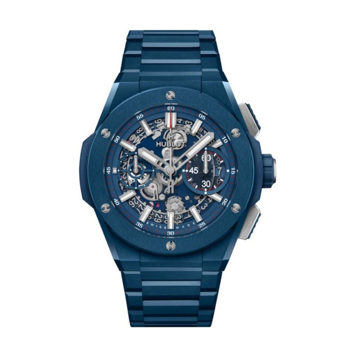 ZEGAREK HUBLOT BIG BANG INTEGRATED BLUE CERAMIC