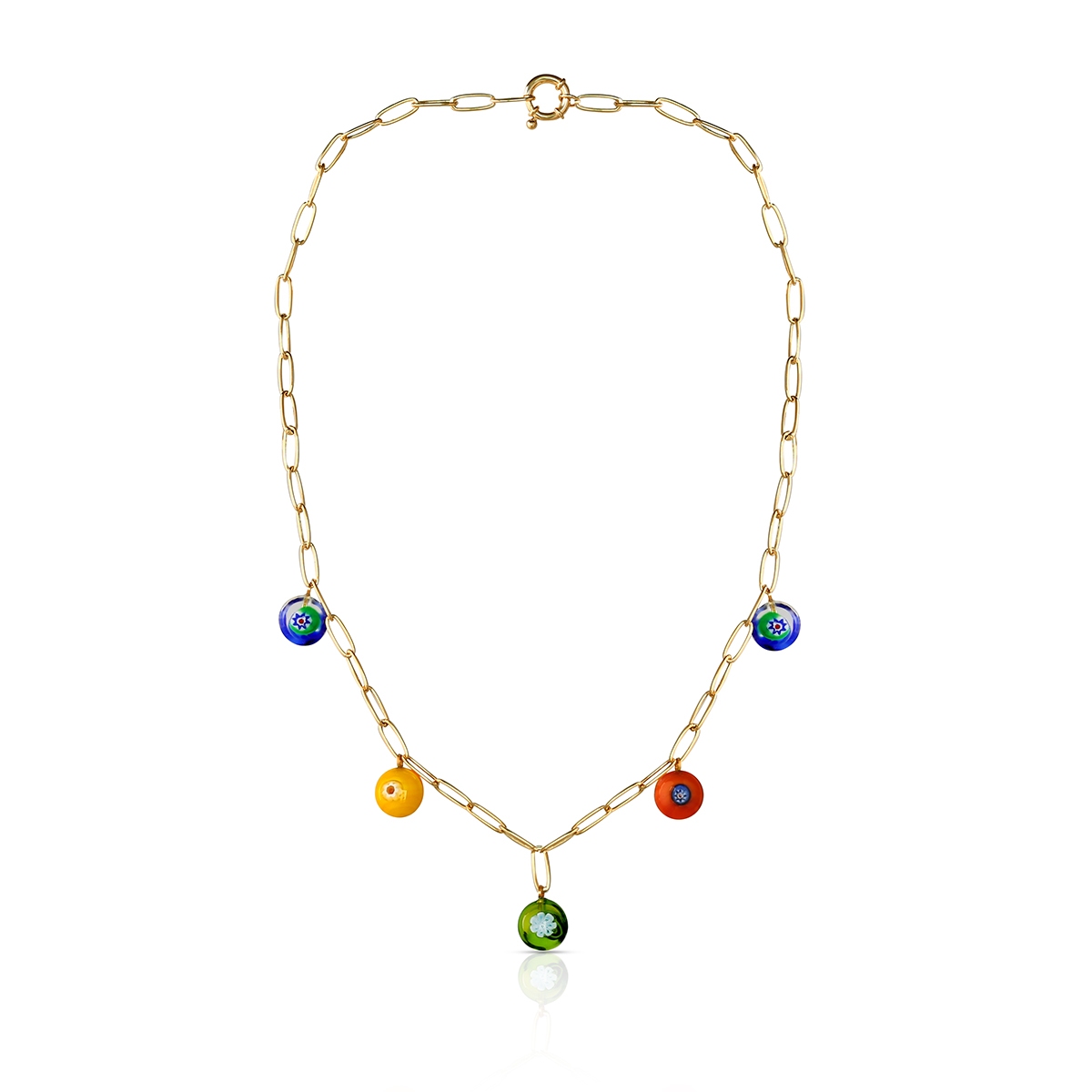 Naszyjnik złoty Murano