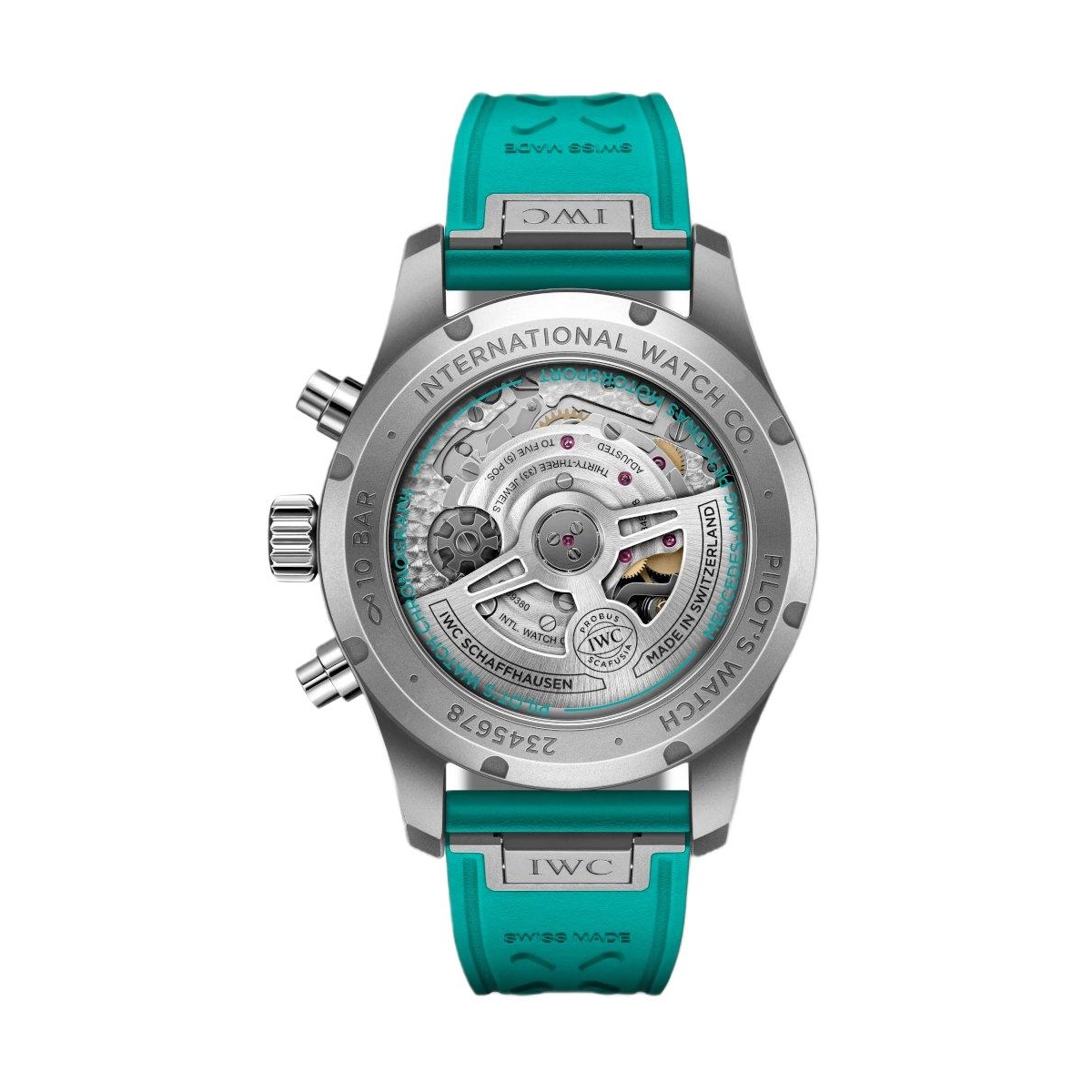 ZEGAREK IWC SCHAFFHAUSEN PILOT'S CHRONOGRAPH 41 MERCEDES-AMG PETRONAS F1 TEAM