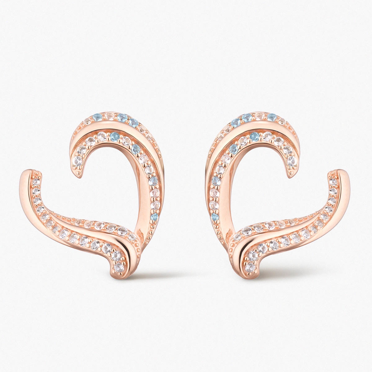 Kolczyki srebrne Balerina