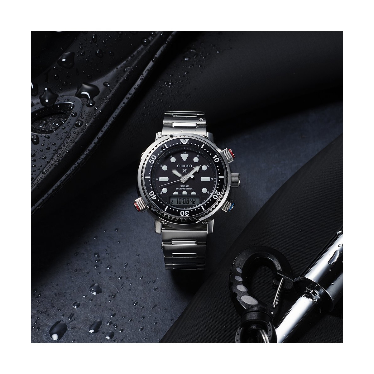 ZEGAREK SEIKO PROSPEX SOLAR HYBRID DIVER''S 40TH ANNIVERSARY