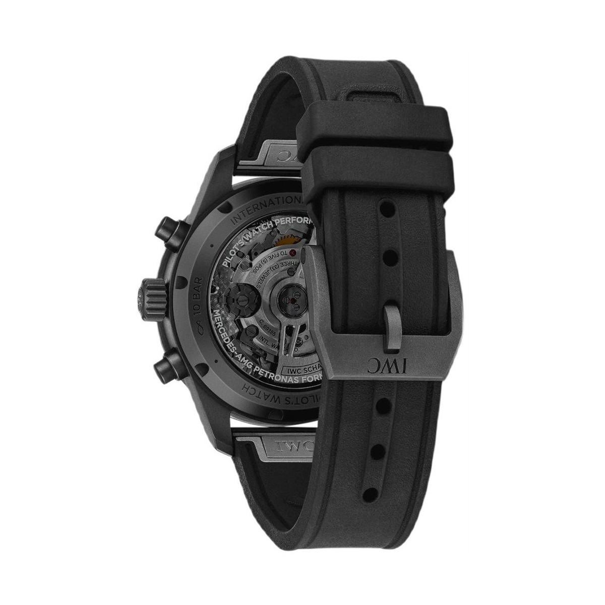 ZEGAREK IWC SCHAFFHAUSEN PILOT'S PERFORMANCE CHRONOGRAPH 41 MERCEDES-AMG PETRONAS F1 TEAM