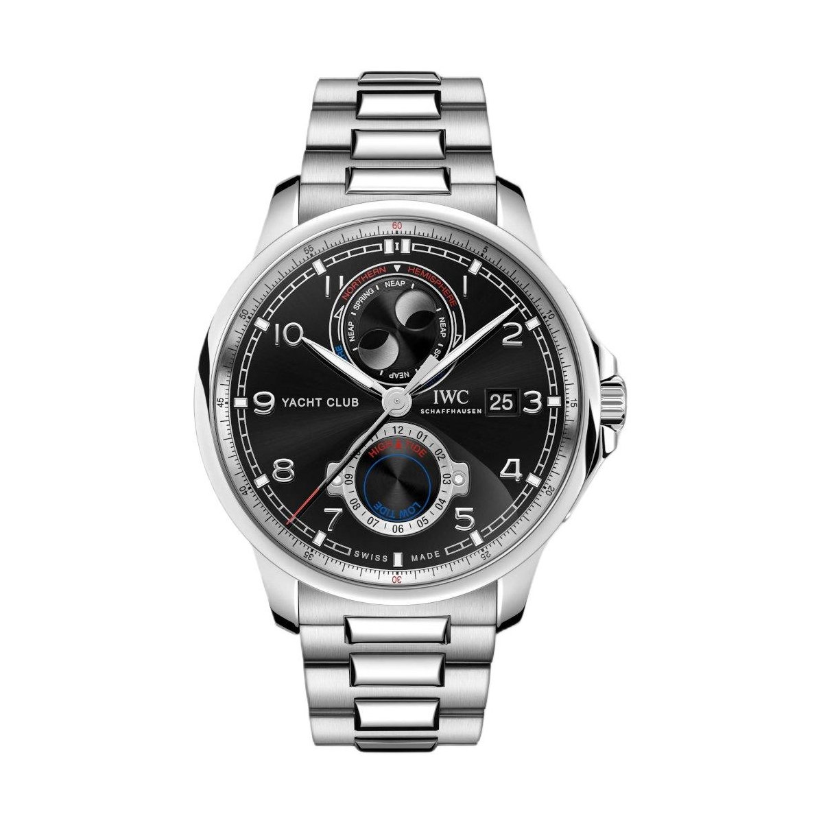 ZEGAREK IWC SCHAFFHAUSEN PORTUGIESER YACHT CLUB MOON & TIDE