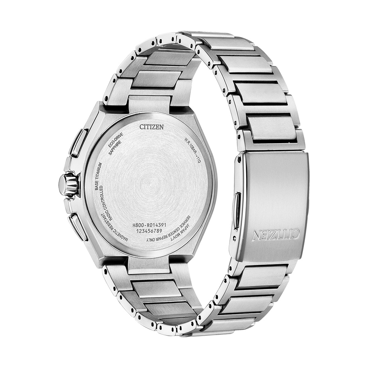 ZEGAREK CITIZEN RADIO CONTROLLED SUPER TITANIUM CHRONOGRAPH