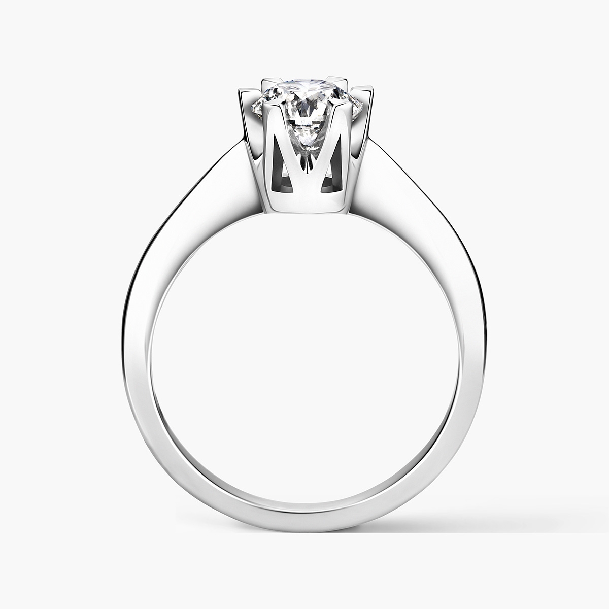 Pierścionek zaręczynowy złoty Jedyny